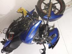 TVS Apache RTR 150 Matt Blue